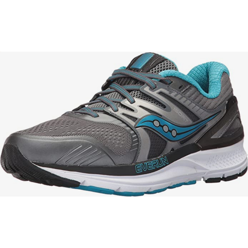Saucony Women's Redeemer ISO 2 Gray/Black/Blue 6 B